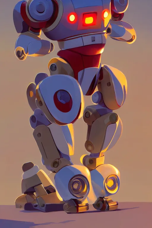 Image similar to metabots medabots medarotto medarot robot minimalist comics, behance hd by jesper ejsing, by rhads, makoto shinkai and lois van baarle, ilya kuvshinov, rossdraws global illumination ray tracing hdr radiating a glowing aura