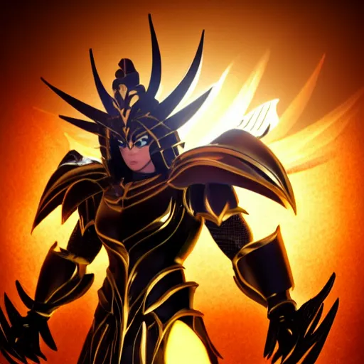 Prompt: full shot of angry darkness Saint Seiya knight at moonlight, wearing golden Cat armor, detailed, octane render, unreal engine 4k volumetric light, fog, darkness background