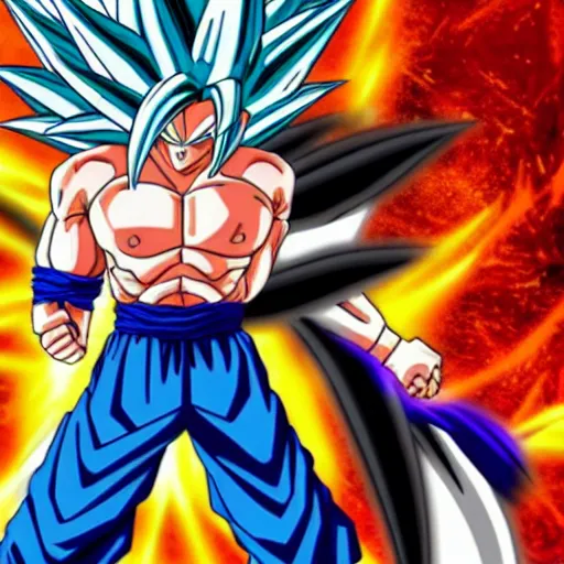 Image similar to goku ssj 7, dbz