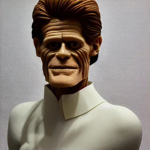 Image similar to foam willem dafoe made of foam : intricate, elegant, highly detailed, centered, smooth, sharp focus,