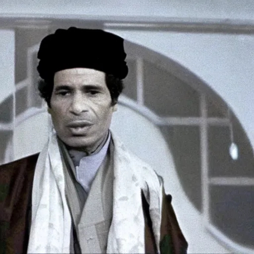 Image similar to A still of Muammar Gaddafi in Full House (1987)