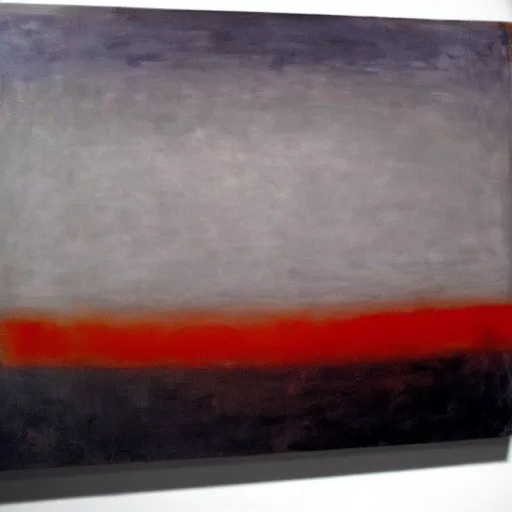 Image similar to the abstract painting'arctic void ', by caspar david friedrich, by rothko