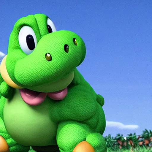 Prompt: thicc yoshi