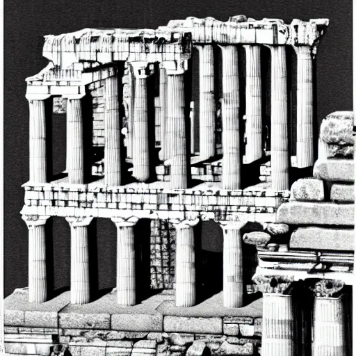 Image similar to endless acropolis by escher