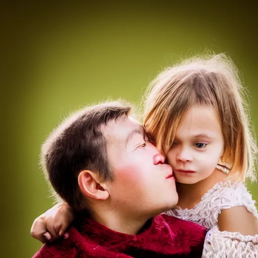 Prompt: award winning photography portrait, the lightness of love, leica 1 0 0 mm f 0. 8