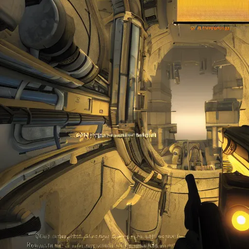 Prompt: GLaDOS, Screenshot from Portal, Screenshot of GLaDOS 2