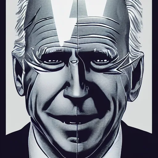 Image similar to dark wizard Joe Biden with lightning propaganda poster, UHD, hyperrealistic render, highly detailed, 4k, artstation, still photo