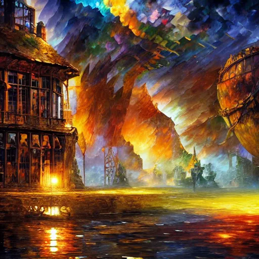 Image similar to ne plus ultra cryengine render by android jones, james christensen, rob gonsalves, leonid afremov and tim white