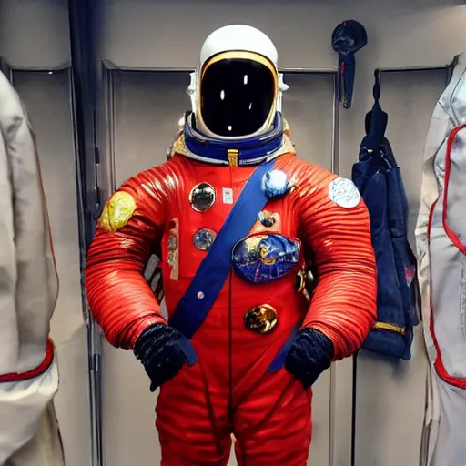 Image similar to space suit for the chinese emperor, the wandering earth, science fiction