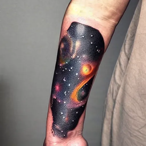 ryanspencer:space-planets-trippy-outer-space-color-tattoo-galaxy