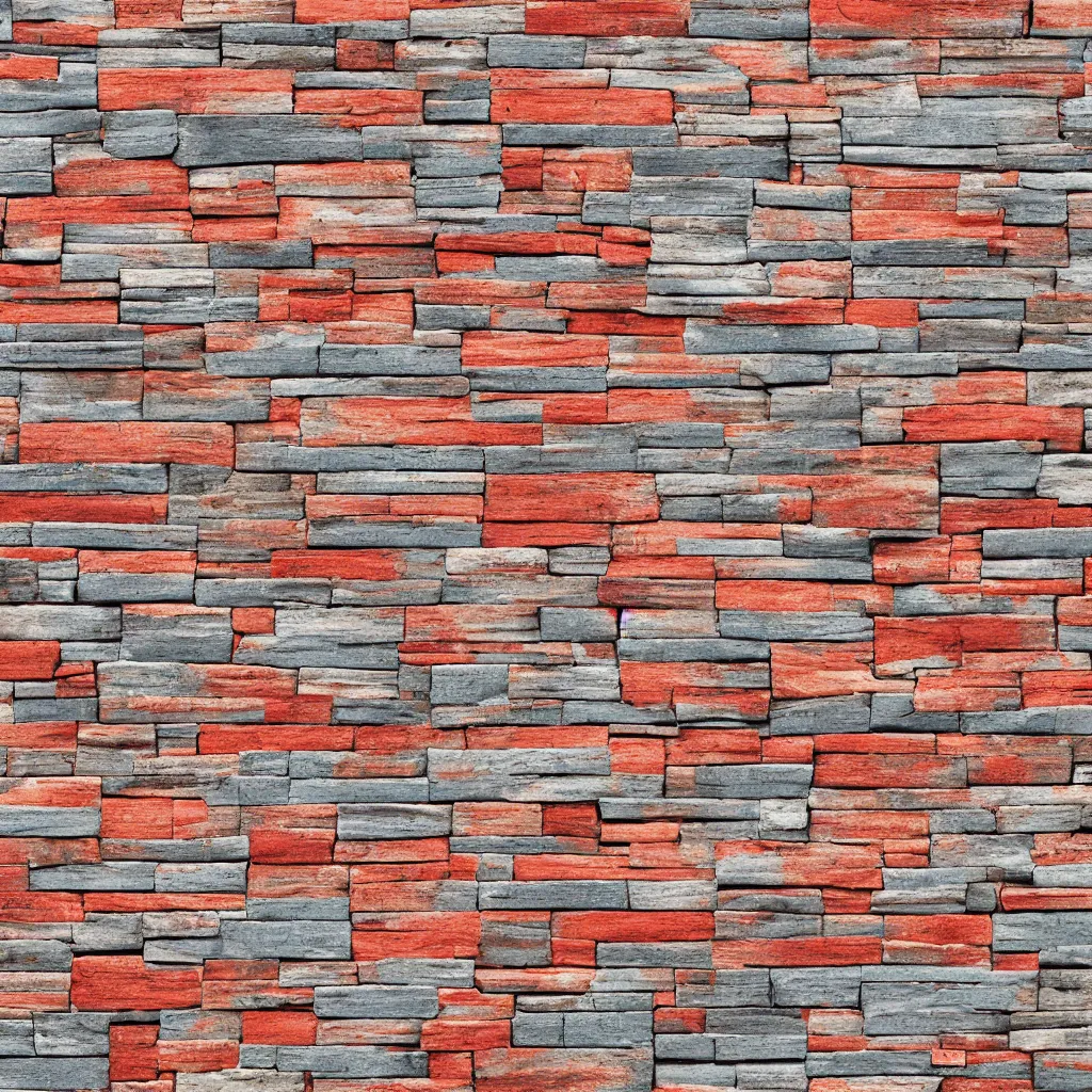 Prompt: plaid painted brick texture