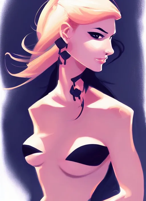 Image similar to portrait of a pretty young lady by greg tocchini