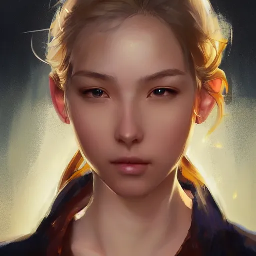 Image similar to portrait of by Stanley Artgerm Lau, WLOP, Rossdraws, James Jean, Andrei Riabovitchev, Marc Simonetti, Yoshitaka Amano, ArtStation, CGSociety,