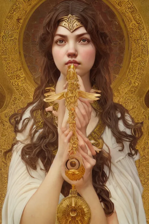 Image similar to ultra realistic illustration, a jade statue of hannah murray as the goddess athena, intricate, elegant, highly detailed, digital painting, artstation, concept art, smooth, sharp focus, illustration, art by artgerm and greg rutkowski and alphonse mucha