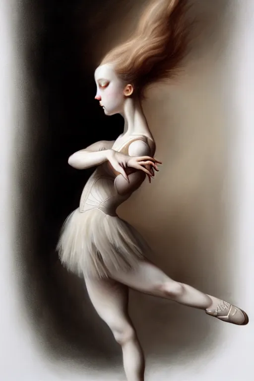 Image similar to ultra realistic, beautiful teenage ballerina, in the style of peter mohrbacher by weta digital and beth cavener, high face symmetry, intricate, masterpiece, award winning, high face symmetry, intricate