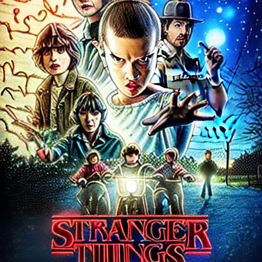 Image similar to Stranger Things Poster