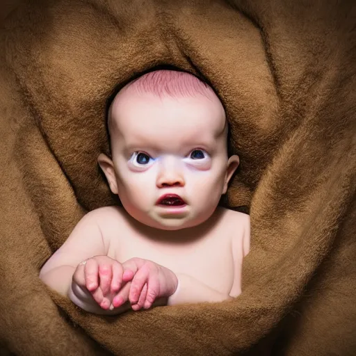 Prompt: ugliest baby 3 5 mm hdr realistic