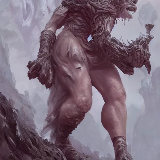 Image similar to portait of a very muscled emma watson swinging her long sword forest monster, front game card, drark, marvel comics, dark, intricate, highly detailed, smooth, artstation, digital illustration by ruan jia and mandy jurgens and artgerm and wayne barlowe and greg rutkowski and zdislav beksinski