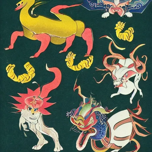 Image similar to Japanese mythical creature