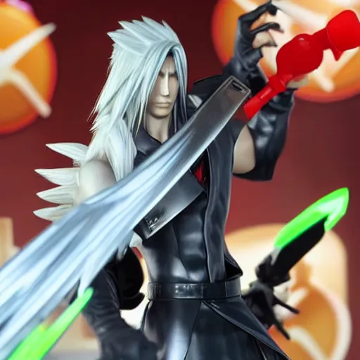 Image similar to Sephiroth at Mcdonalds