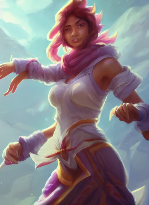 Prompt: taliyah, from league of legends, zenra, au naturel, pawg, kofunshita, hyper detailed, digital art, overhead view, trending in artstation, studio quality, smooth render, unreal engine 5 rendered, octane rendered, art style by kristen liu - wong and natalie krim andlera balashova and wlop and samantha mandala