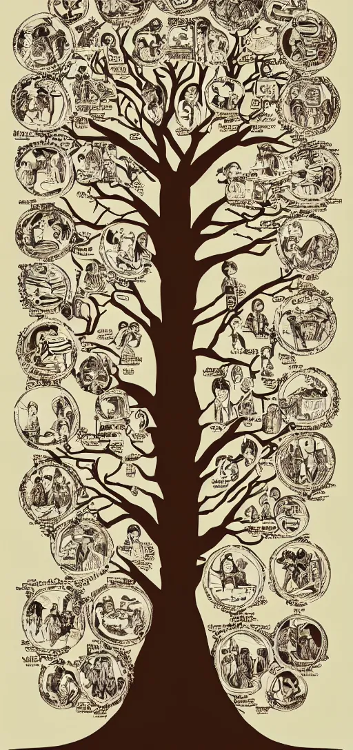 Image similar to beautiful portrait, family tree of the gods, ultra realistic, wide angle, intricate details, highly detailed