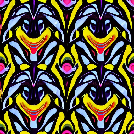 Prompt: psychedelic cloth pattern