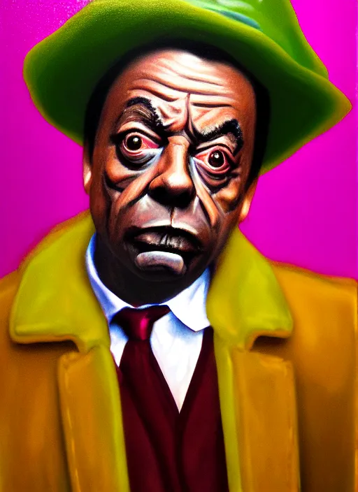 Prompt: portrait of del boy trotter, close up, high detail, radiant lighting, obscure render aesethic, magical background, gaudy colors, painting