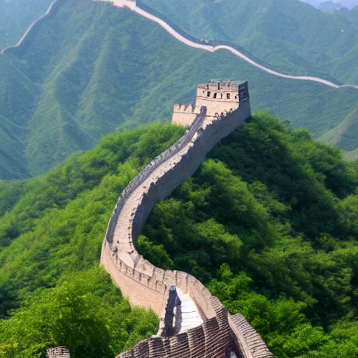 Image similar to the great wall of china made of toast