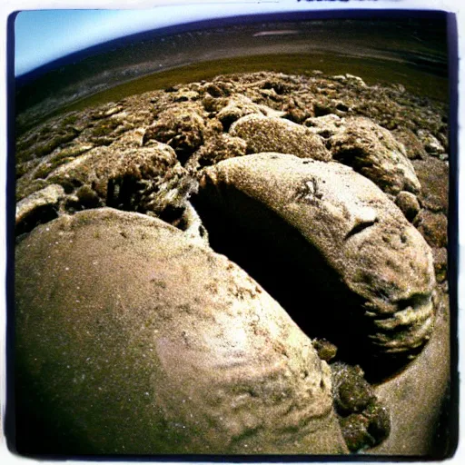 Image similar to insanely deatailed closeup of ancient alien feces captured on a gopro from 2 0 0 7