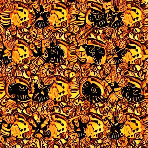 Image similar to jack - o - lanterns, intricate carving, patterns