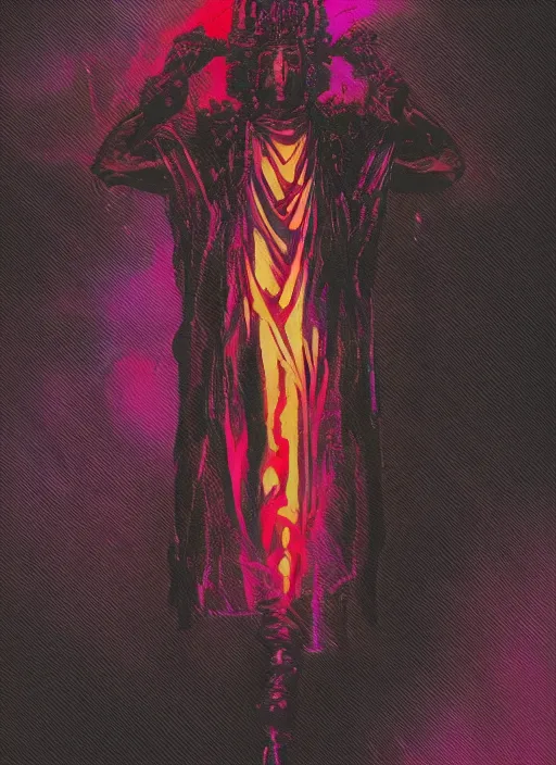 Prompt: dark design poster showing a heroic statue of zeus, black background with very subtle purple red design elements, powerful, nekro, vito acconci, thin straight lines, dark, glitch art, neo vaporwave, gritty, layout frame, square, trending on artstation