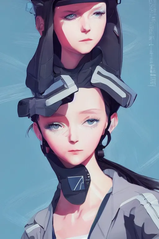 Image similar to poster woman with futuristic streetwear and hairstyle, open jacket, cute face, side pose, Galaxy eyes, pretty, beautiful, elegant, Anime by Kuvshinov Ilya, Cushart Krentz and Gilleard James, 4k, HDR, Trending on artstation, Behance, Pinterest, award winning