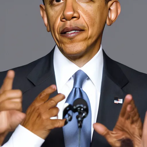 Image similar to white barack obama 4k photo