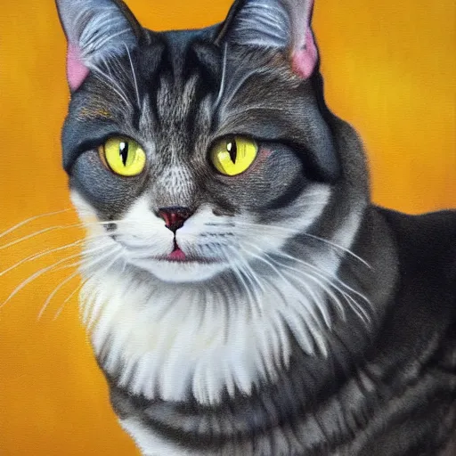 Image similar to american curl cat portrait