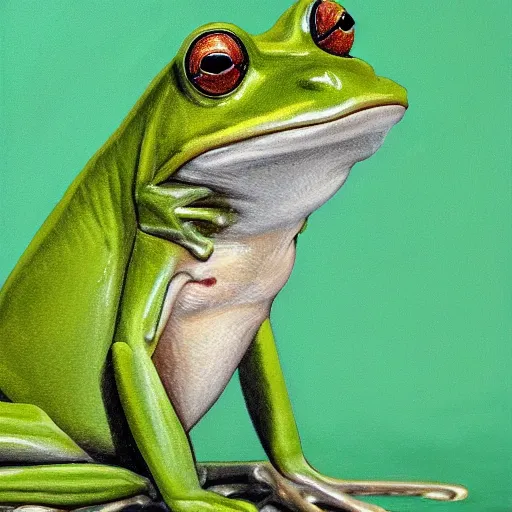 Image similar to portrait frog dog