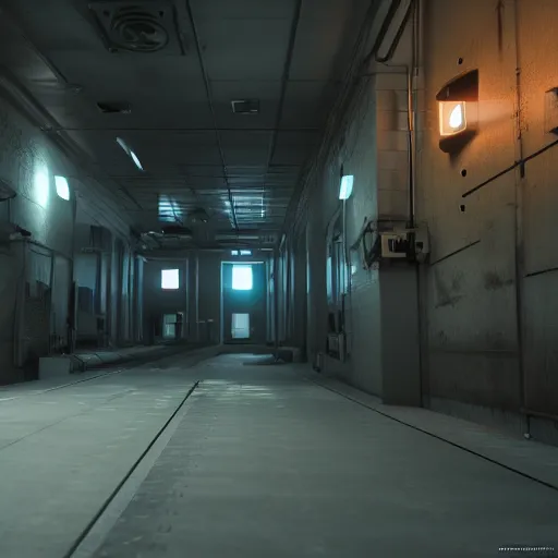 Prompt: inside a secret facility, 4k, cinematic, unreal engine, photorealistic