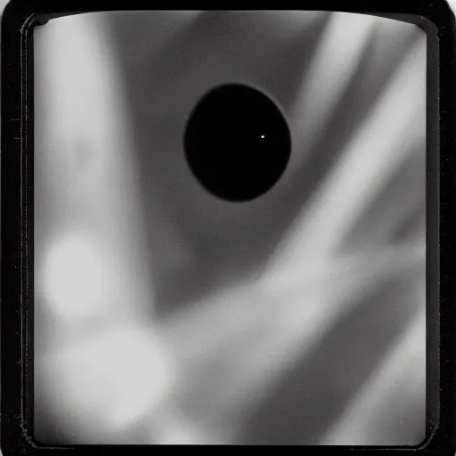 Image similar to inside of black hole, polaroid