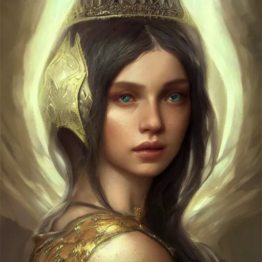 Prompt: Portrait of a young, beautiful and elegant elf queen, full of details, matte painting, concept art, smooth, byIlya Bondar and Wlop，trending on cgsociety and artstation，8kHDR，light effect，-H 768-W 1280