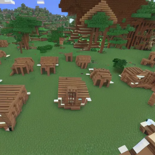 Image similar to SAO in Minecraft