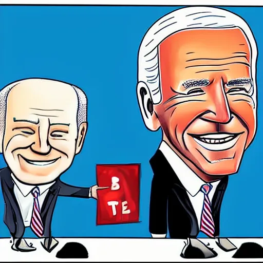 Image similar to Joe Biden political cartoon