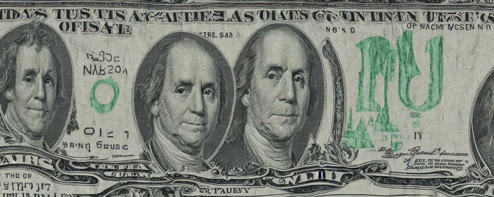 Image similar to A U.S. one dollar bill with Mickey Mouses face on it