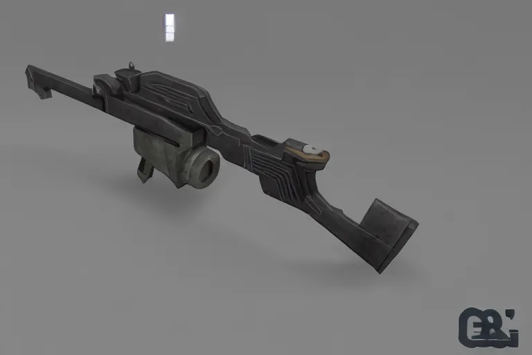 Image similar to garry's mod physgun, hypperealistic 3 d render