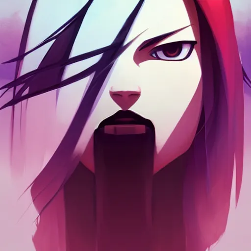 Image similar to face icon stylized minimalist bleach, loftis, cory behance hd by jesper ejsing, by rhads, makoto shinkai and lois van baarle, ilya kuvshinov, rossdraws global illumination