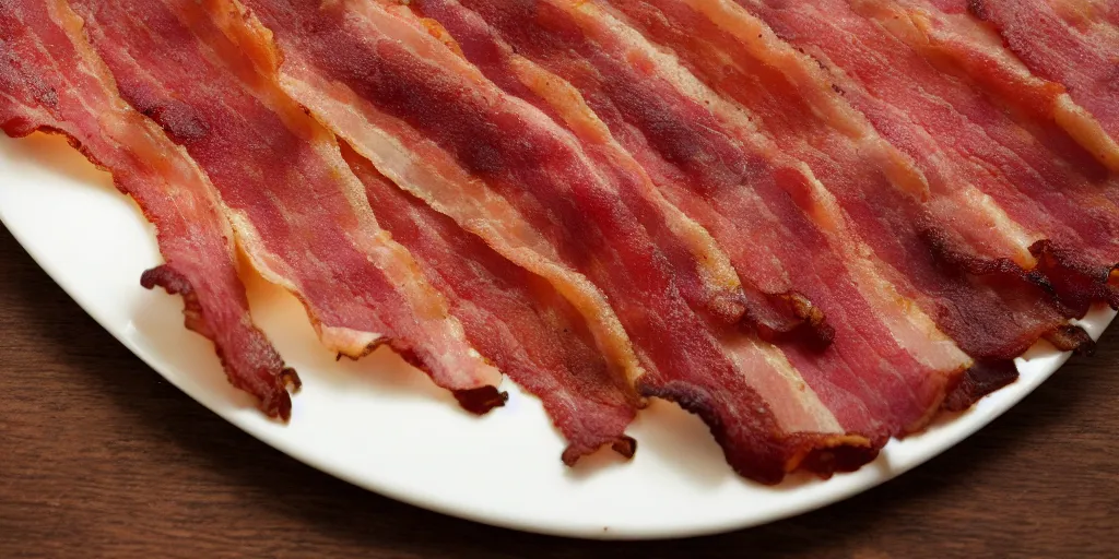 Prompt: the most baconiest bacon that ever baconed so much bacon you can't even comprehend how much bacon there is even more bacon