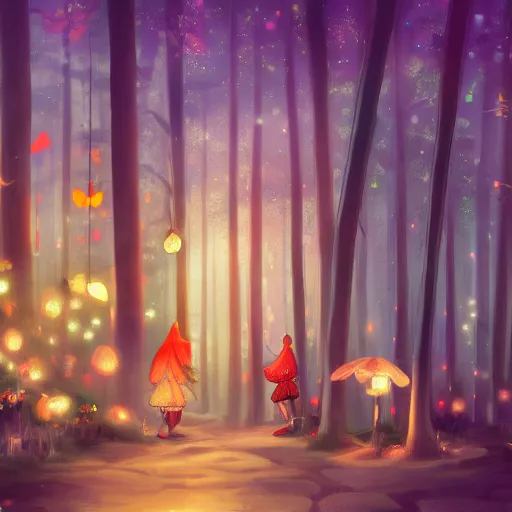 Image similar to a woodland clothing store run by a fairy princess 4 k ultra detailed colorful cute artstation trending enigmatic lighting soft bokeh diffuse