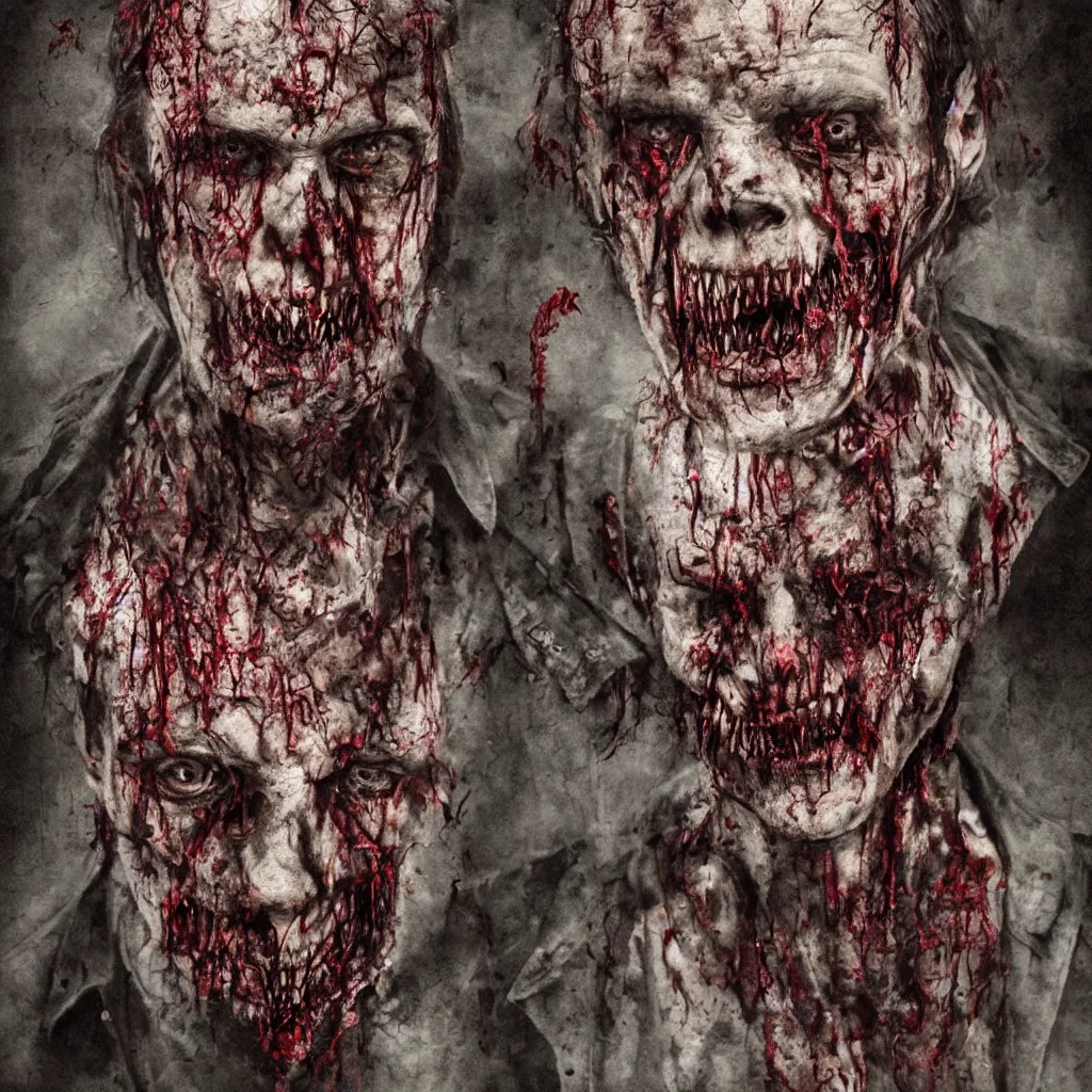 Image similar to zombie portrait