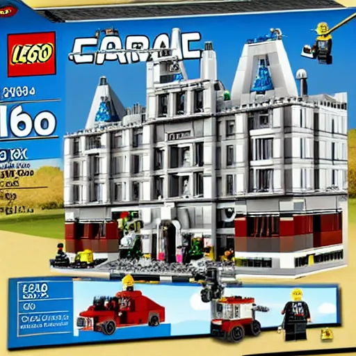 Image similar to fbi raid maralago lego set