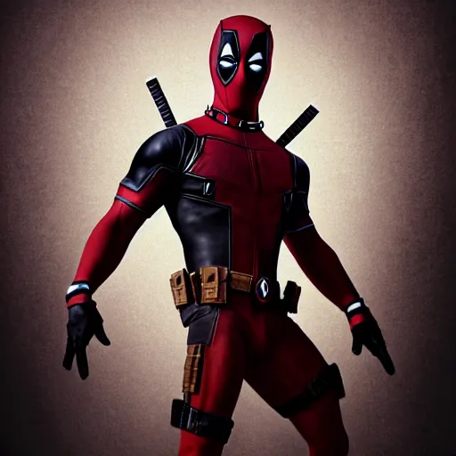 Prompt: full body pose, hyperrealistic photograph of deadpool as a ballerina dancer, dim volumetric lighting, 8 k, octane beautifully detailed render, extremely hyper detailed, intricate, epic composition, cinematic lighting, masterpiece, trending on artstation, very very detailed, stunning, hdr, smooth, sharp focus, high resolution, award, winning photo, dslr, 5 0 mm