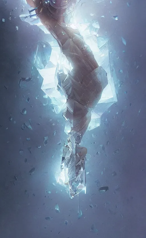 Prompt: a small crystal with white pulsing light, necklace gem, front game card, drark, marvel comics, dark, intricate, highly detailed, smooth, artstation, digital illustration by ruan jia and mandy jurgens and artgerm and wayne barlowe and greg rutkowski and zdislav beksinski